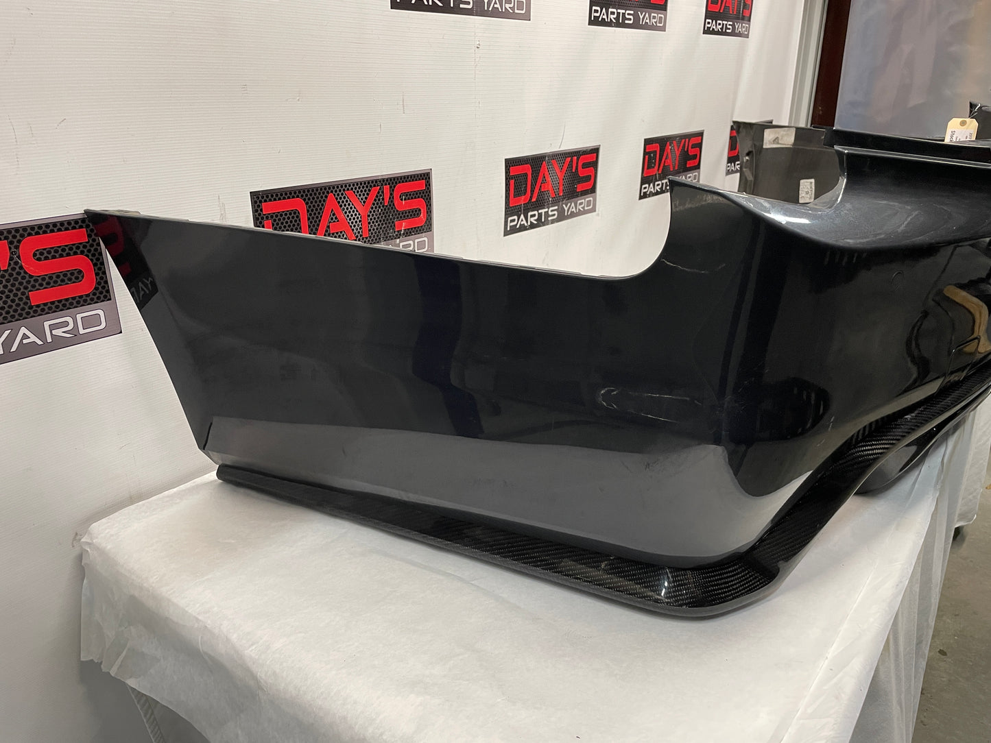 2017 Cadillac CTS-V Rear Bumper Cover w/ Carbon Valance Diffuser Spoiler Lip OEM - Day's Parts Yard