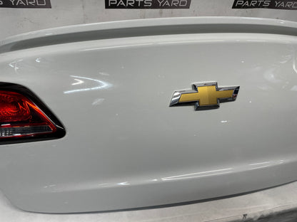 2014 Chevy SS Sedan Trunk Deck Lid w/ Spoiler White OEM - Day's Parts Yard