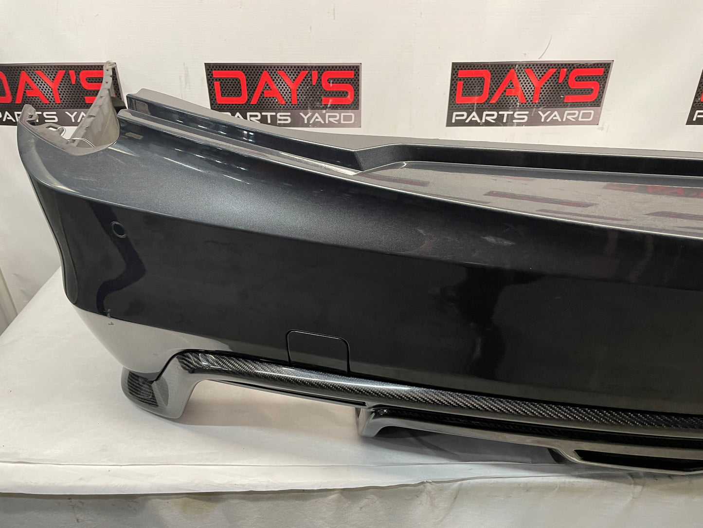 2017 Cadillac CTS-V Rear Bumper Cover w/ Carbon Valance Diffuser Spoiler Lip OEM - Day's Parts Yard