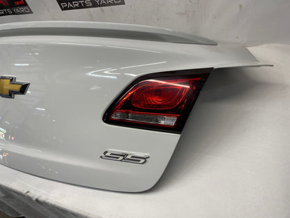 2014 Chevy SS Sedan Trunk Deck Lid w/ Spoiler White OEM - Day's Parts Yard