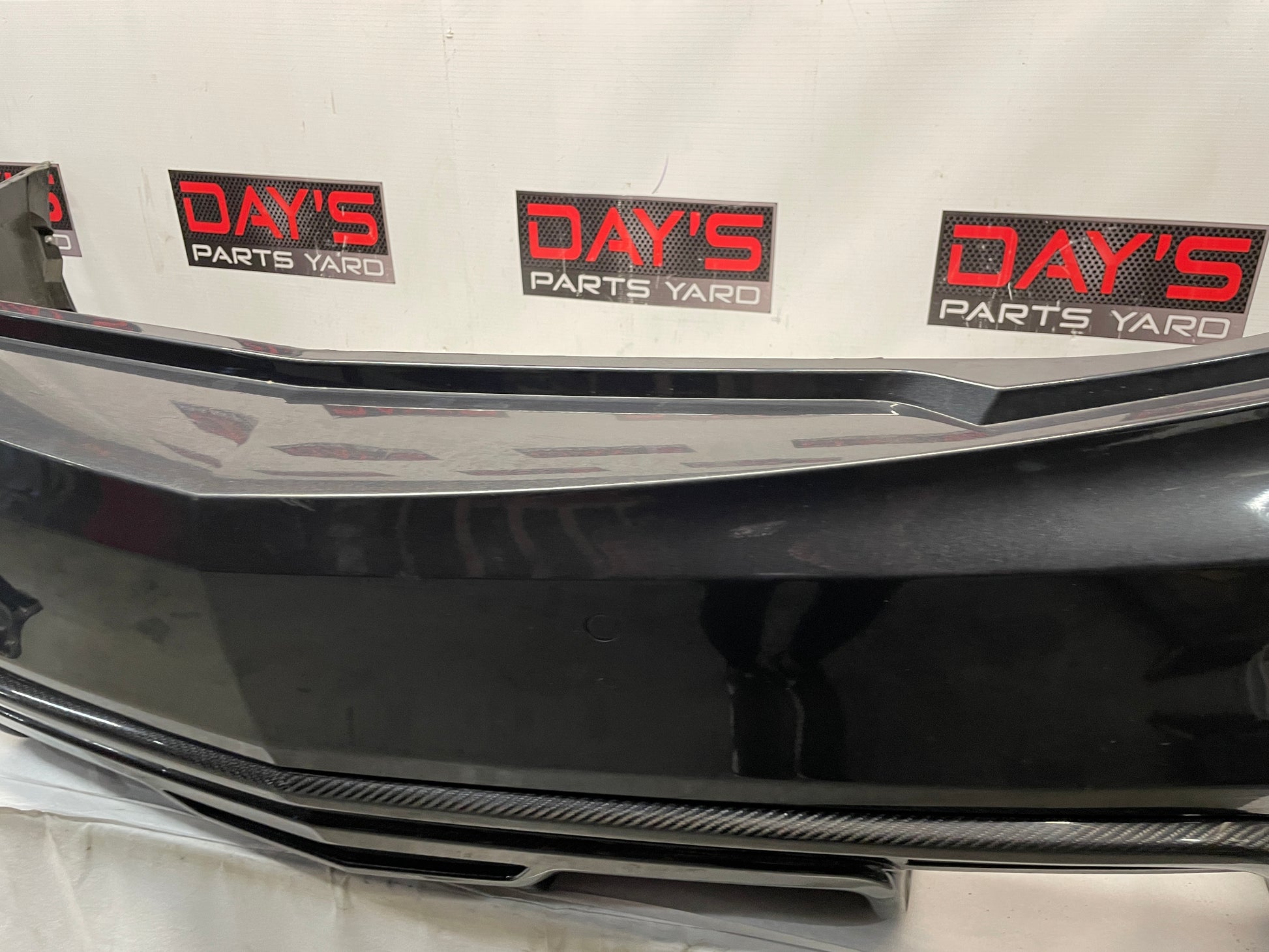2017 Cadillac CTS-V Rear Bumper Cover w/ Carbon Valance Diffuser Spoiler Lip OEM - Day's Parts Yard