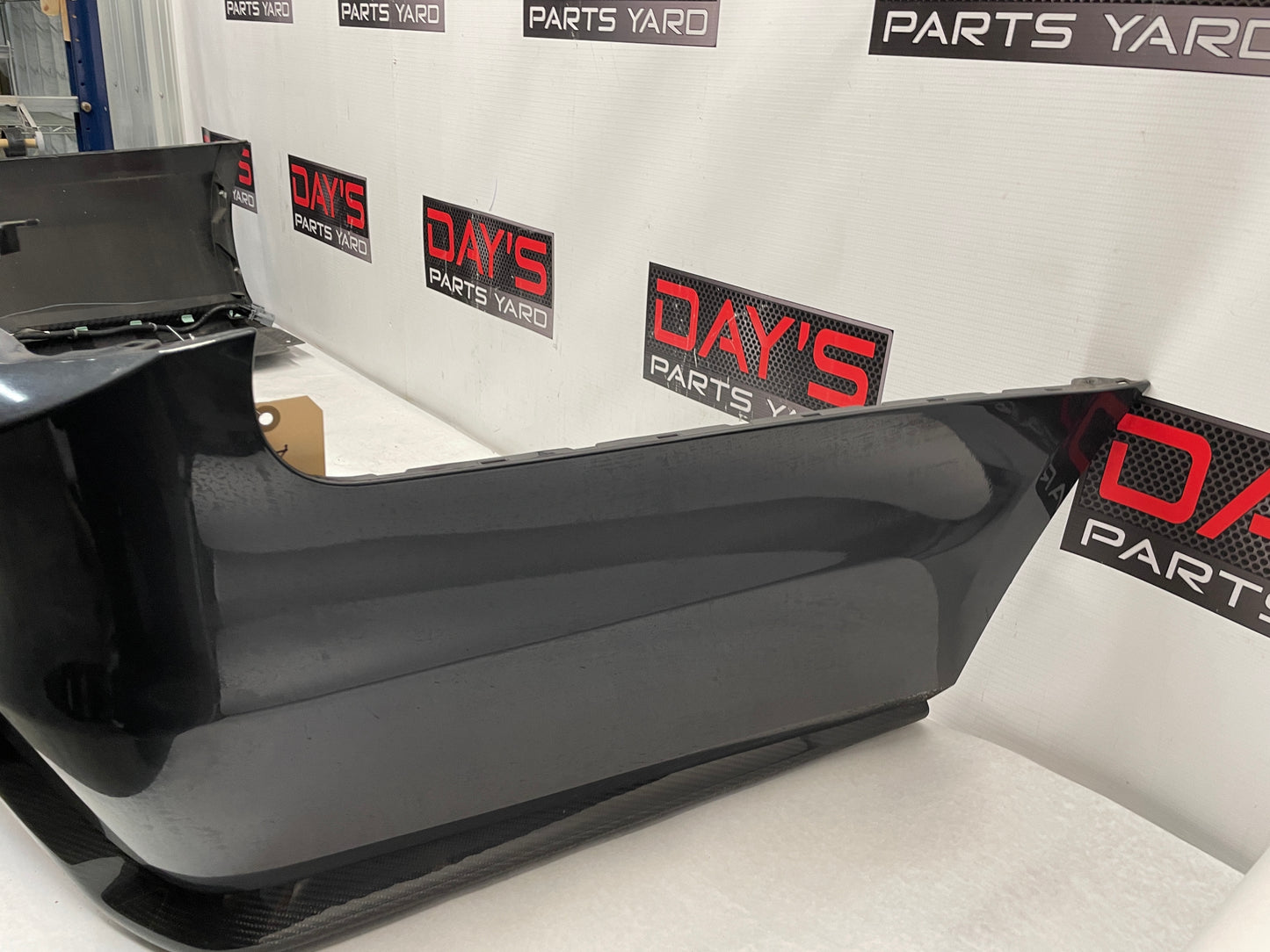 2017 Cadillac CTS-V Rear Bumper Cover w/ Carbon Valance Diffuser Spoiler Lip OEM - Day's Parts Yard