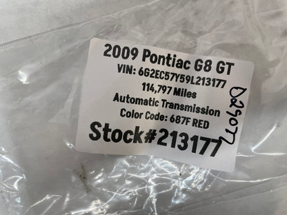2009 Pontiac G8 GT Positive Battery Terminal Fuse Relay OEM