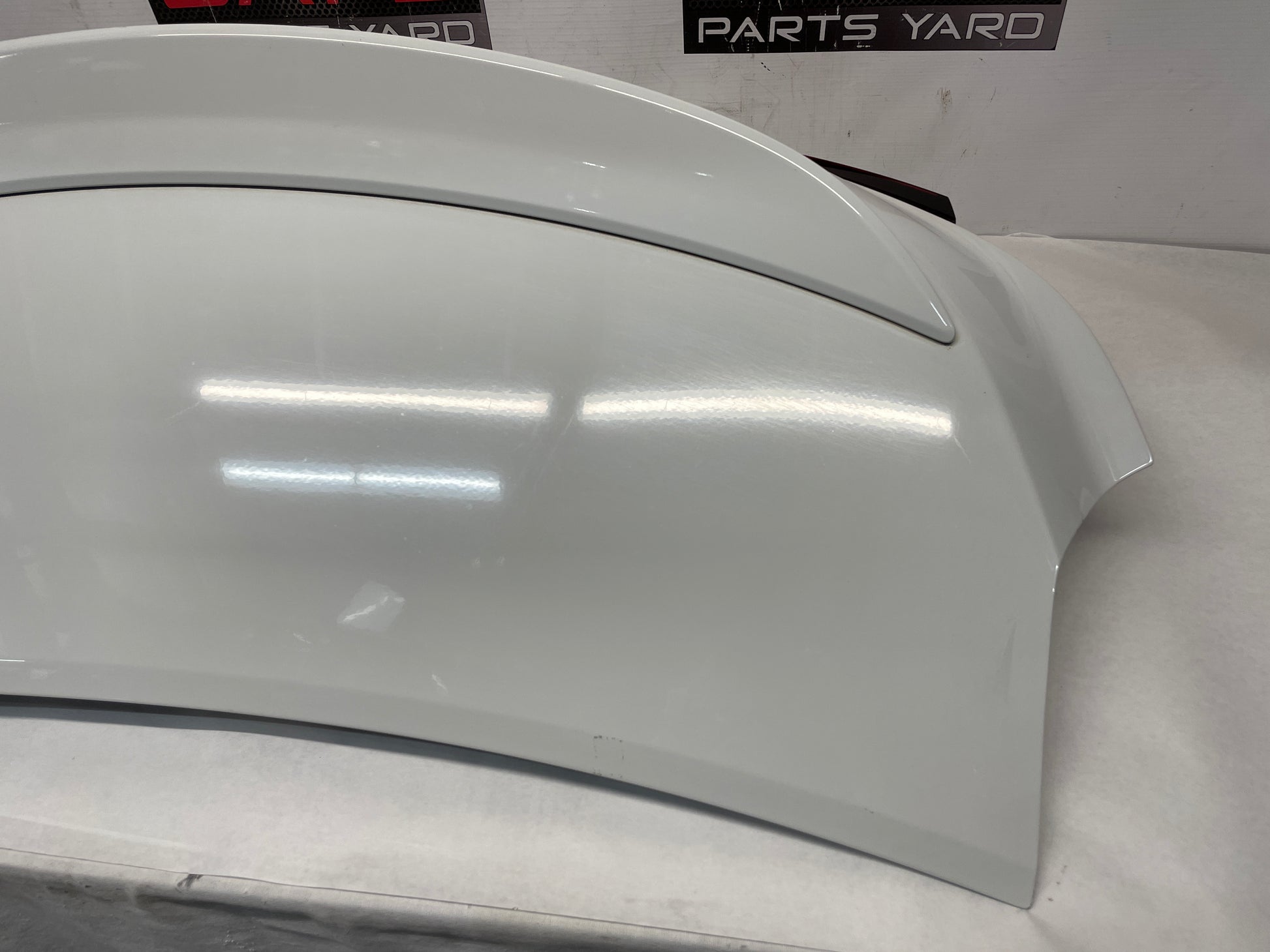2014 Chevy SS Sedan Trunk Deck Lid w/ Spoiler White OEM - Day's Parts Yard