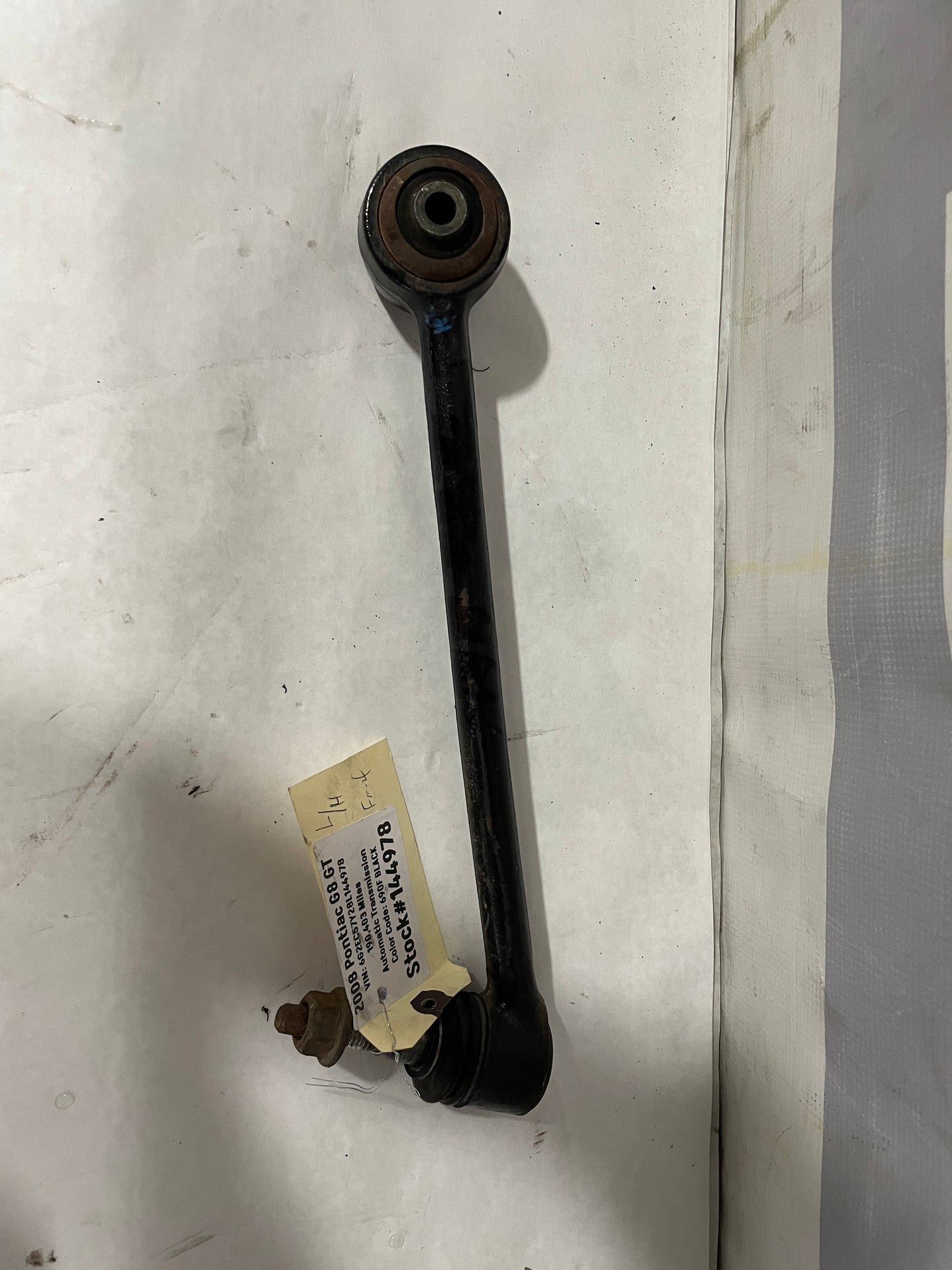 2008 Pontiac G8 GT Front LH Driver Lower Rearward Control Arm  OEM