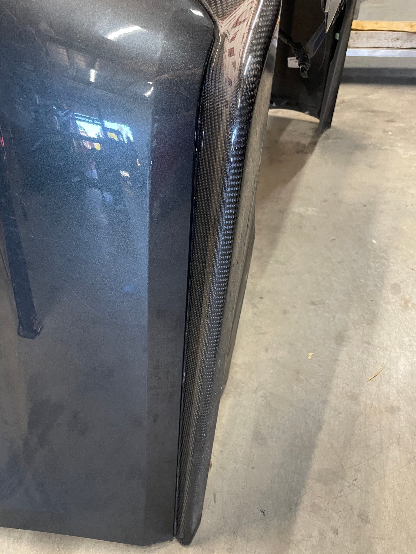 2017 Cadillac CTS-V Rear Bumper Cover w/ Carbon Valance Diffuser Spoiler Lip OEM - Day's Parts Yard