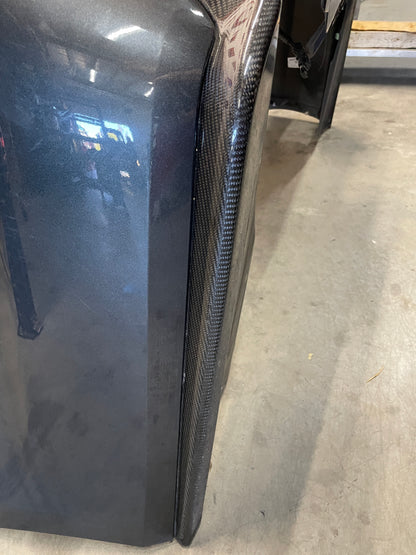 2017 Cadillac CTS-V Rear Bumper Cover w/ Carbon Valance Diffuser Spoiler Lip OEM - Day's Parts Yard