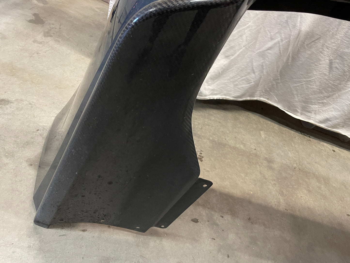 2017 Cadillac CTS-V Rear Bumper Cover w/ Carbon Valance Diffuser Spoiler Lip OEM - Day's Parts Yard