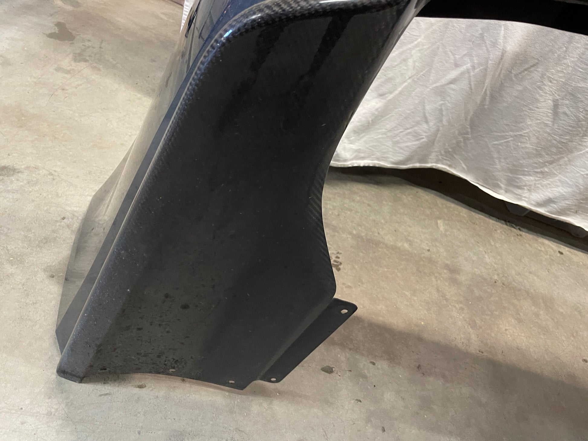 2017 Cadillac CTS-V Rear Bumper Cover w/ Carbon Valance Diffuser Spoiler Lip OEM - Day's Parts Yard
