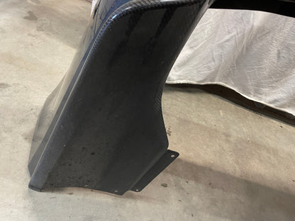 2017 Cadillac CTS-V Rear Bumper Cover w/ Carbon Valance Diffuser Spoiler Lip OEM - Day's Parts Yard