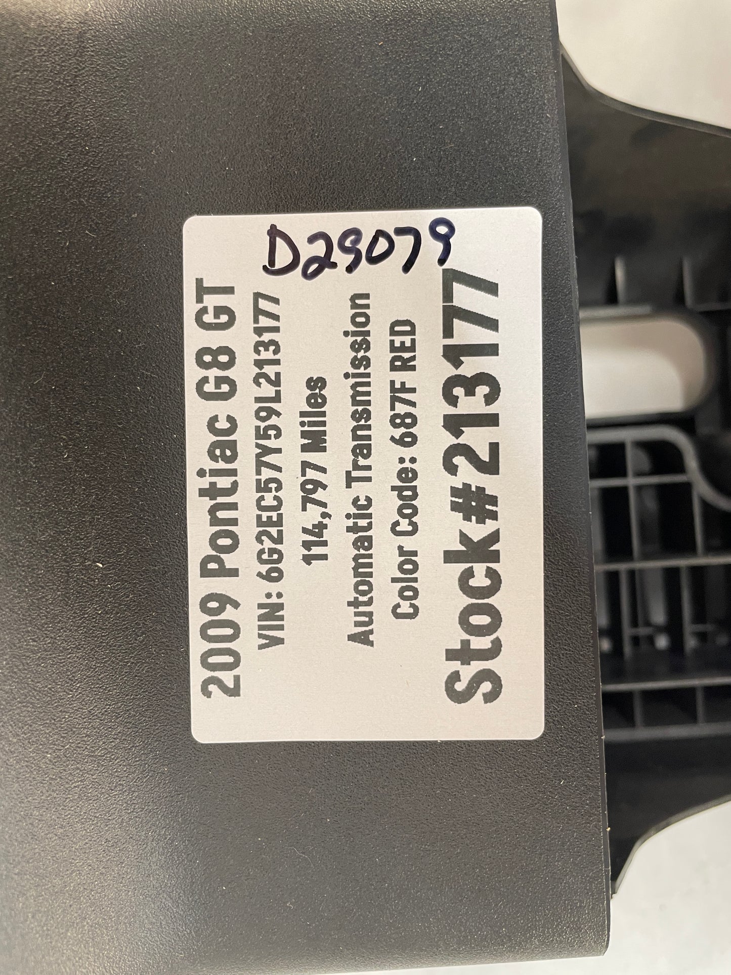 2009 Pontiac G8 GT Steering Column Calm Shell Shroud Cover Trim OEM