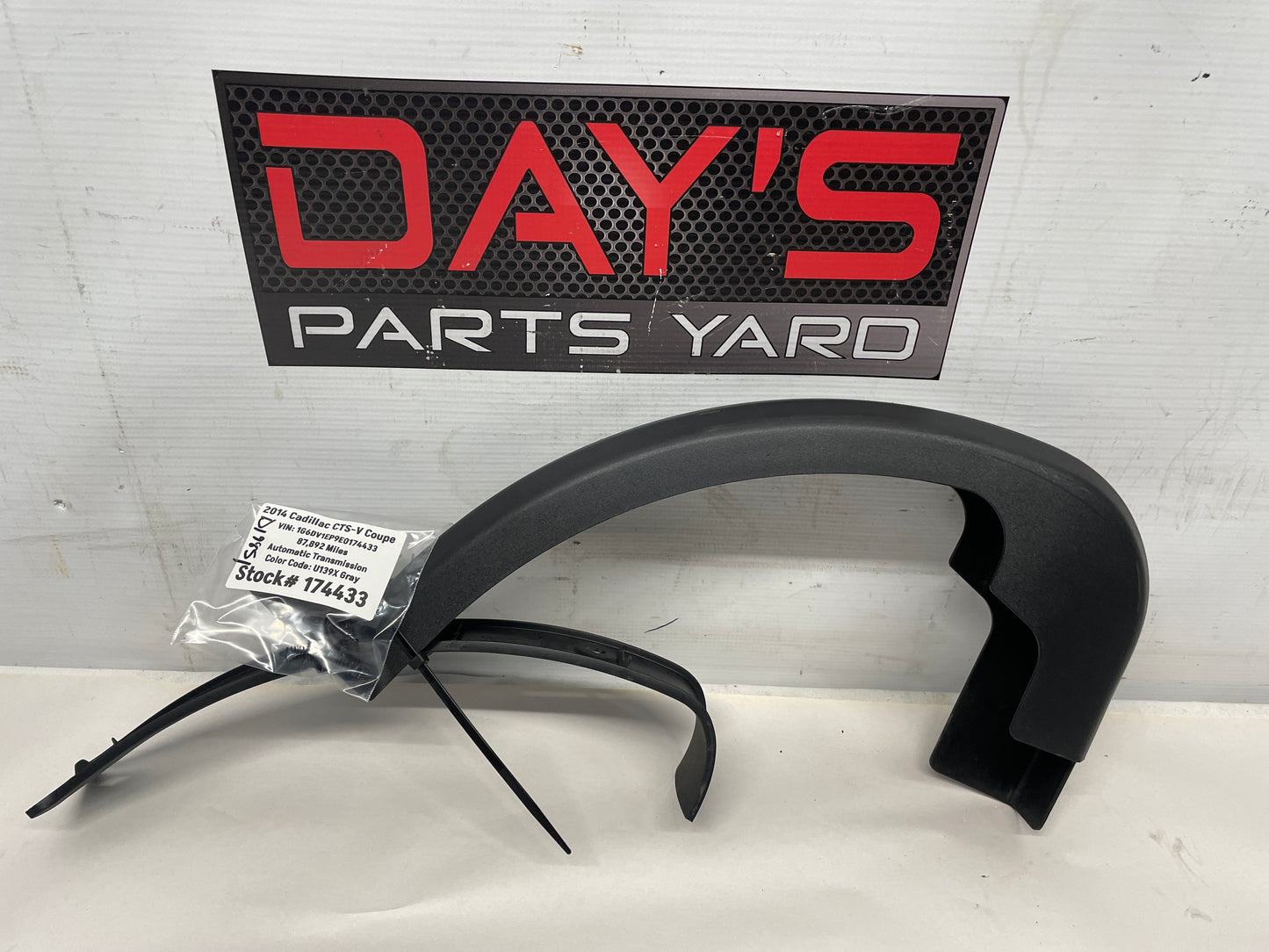2014 Cadillac CTS-V Coupe LH Driver Trunk Compartment Lid Hinge Cover OEM - Day's Parts Yard