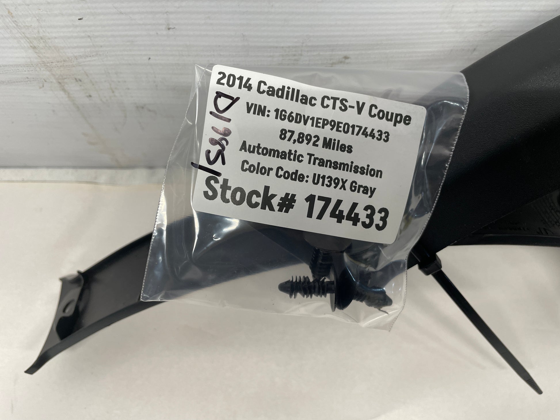 2014 Cadillac CTS-V Coupe LH Driver Trunk Compartment Lid Hinge Cover OEM - Day's Parts Yard