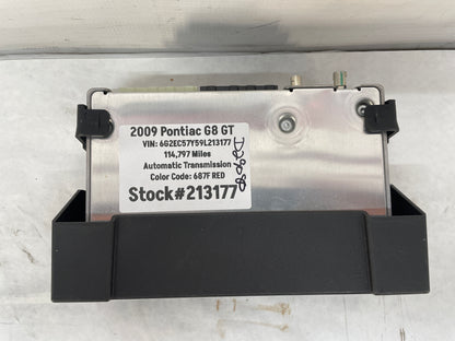 2009 Pontiac G8 GT OnStar Communication Module OEM