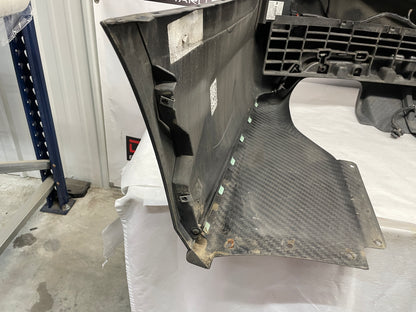 2017 Cadillac CTS-V Rear Bumper Cover w/ Carbon Valance Diffuser Spoiler Lip OEM - Day's Parts Yard