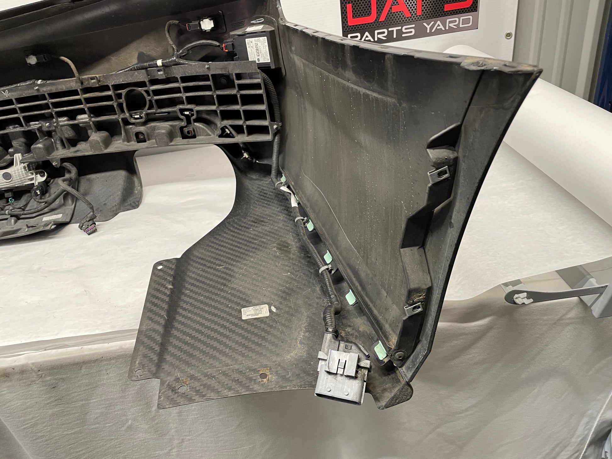 2017 Cadillac CTS-V Rear Bumper Cover w/ Carbon Valance Diffuser Spoiler Lip OEM - Day's Parts Yard