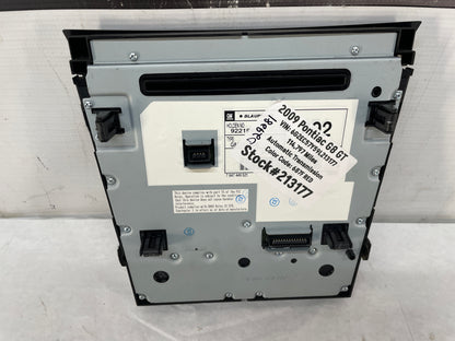2009 Pontiac G8 GT Blaupunkt AM FM Radio CD Player Climate Control Face Plate OEM