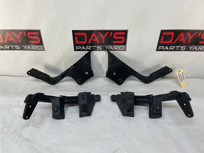 2009 Pontiac G8 GT Complete Rear Bumper Brackets Mounts Supports Guides Set OEM