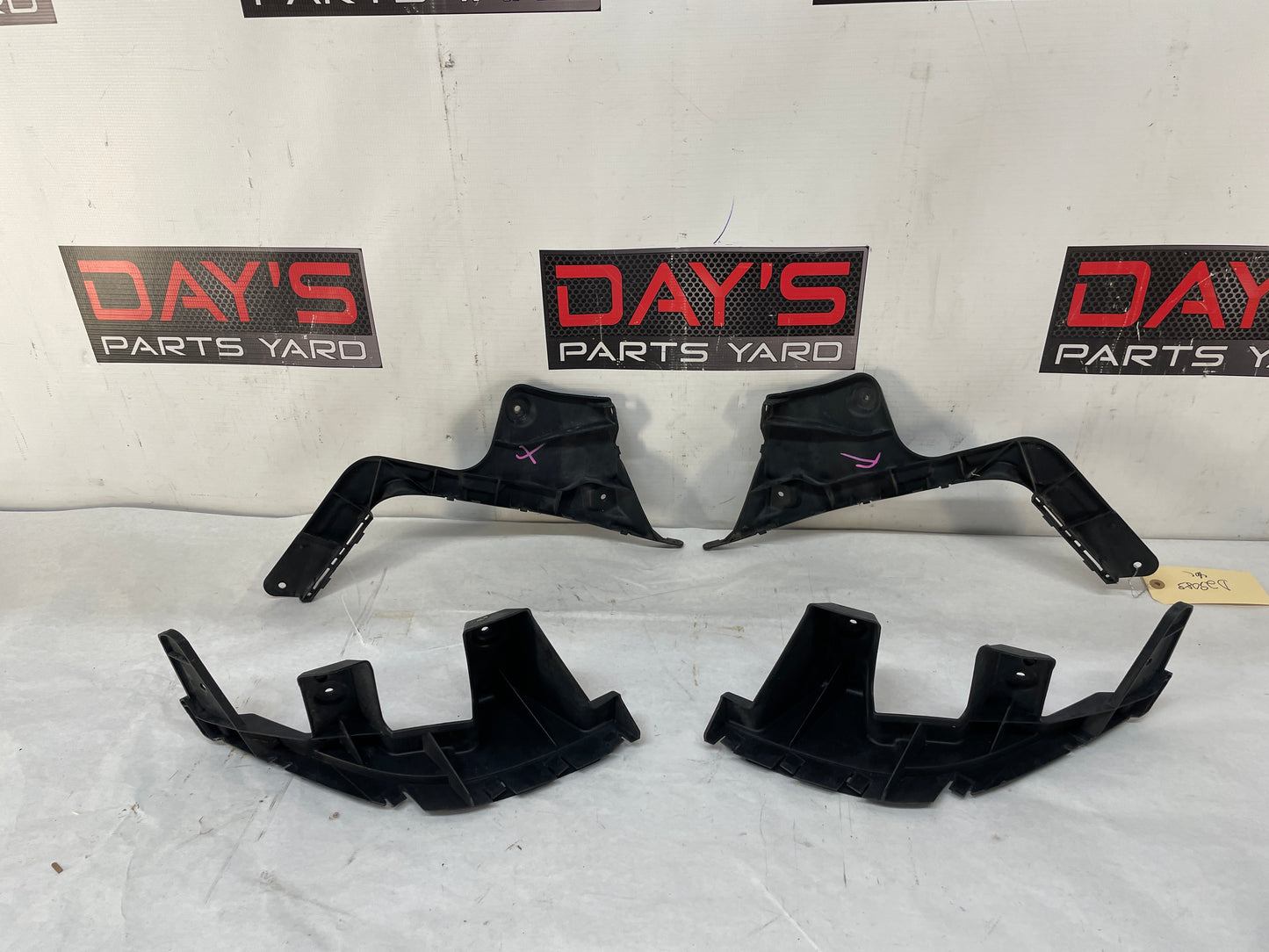 2009 Pontiac G8 GT Complete Rear Bumper Brackets Mounts Supports Guides Set OEM