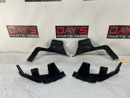 2009 Pontiac G8 GT Complete Rear Bumper Brackets Mounts Supports Guides Set OEM
