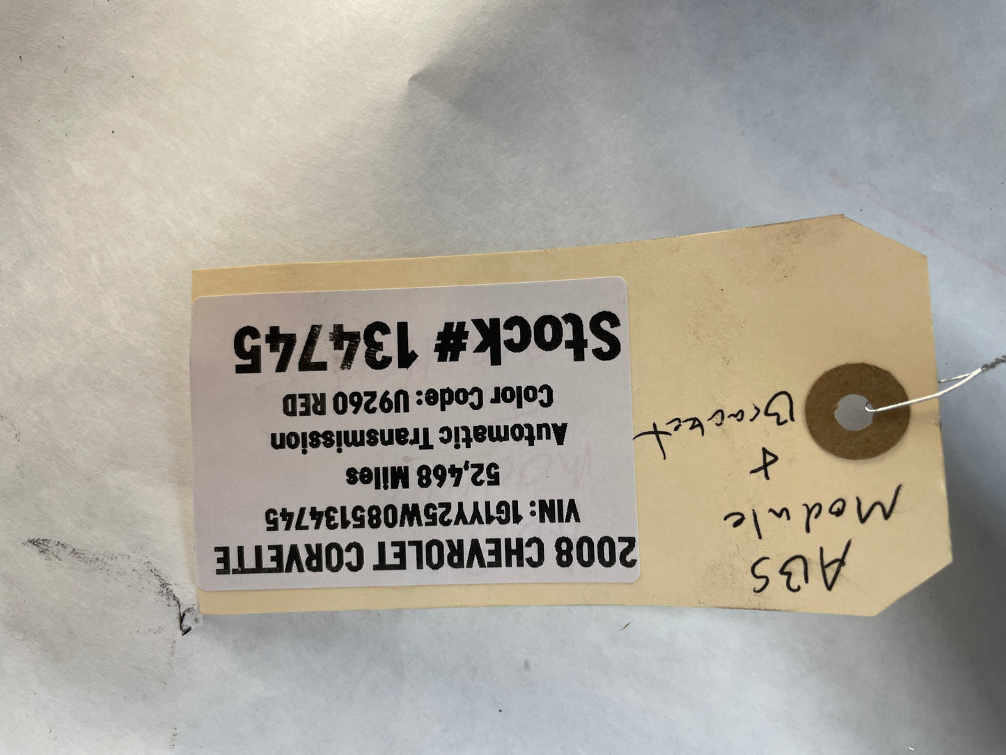 2008 Chevy C6 Corvette ABS Anti Lock Brake Pump Control Module w/ Bracket OEM