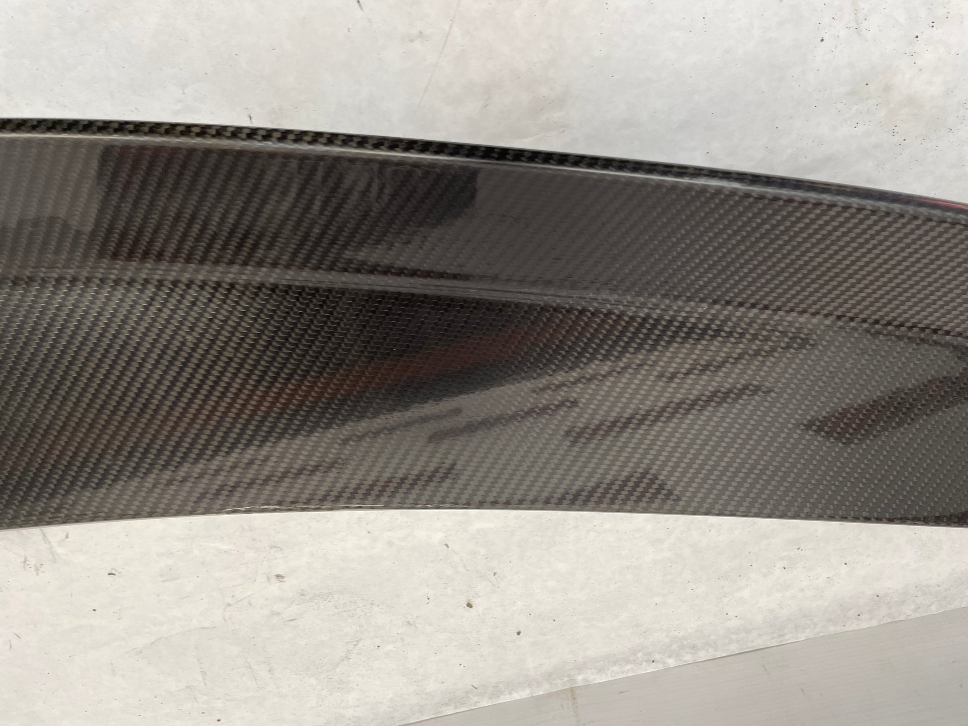 2017 Cadillac CTS-V Carbon Fiber Trunk Deck Lid Spoiler w/ Brake Light OEM - Day's Parts Yard