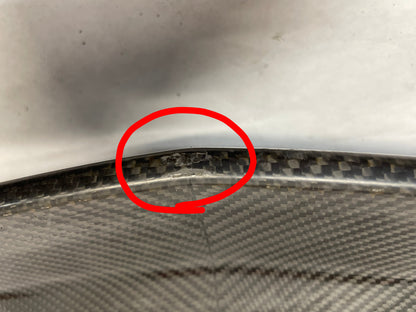 2017 Cadillac CTS-V Carbon Fiber Trunk Deck Lid Spoiler w/ Brake Light OEM - Day's Parts Yard