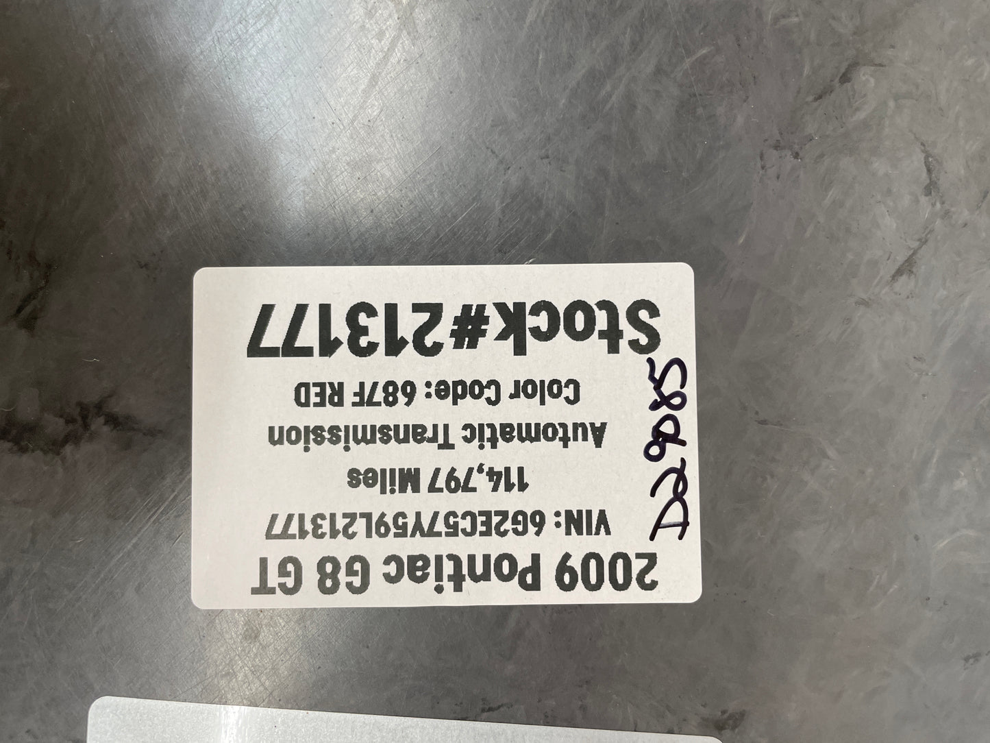 2009 Pontiac G8 GT Spare Tire Trunk Compartment Floor Carpet Mat Panel Cover OEM