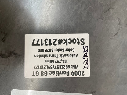 2009 Pontiac G8 GT Spare Tire Trunk Compartment Floor Carpet Mat Panel Cover OEM