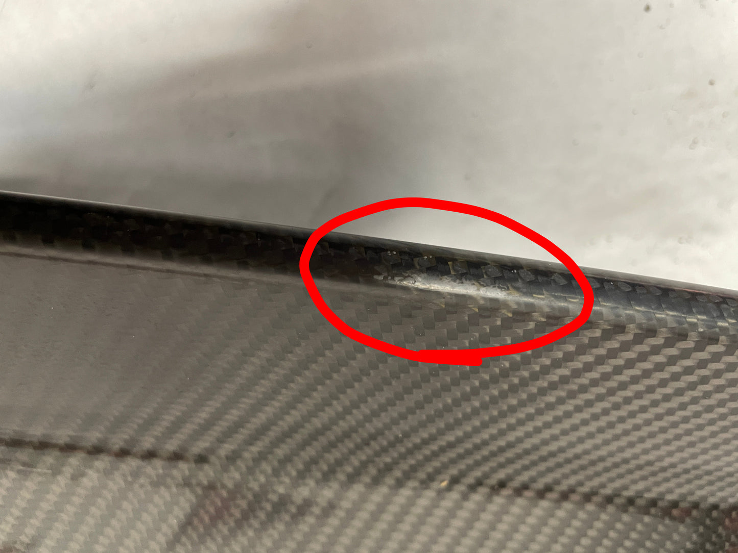 2017 Cadillac CTS-V Carbon Fiber Trunk Deck Lid Spoiler w/ Brake Light OEM - Day's Parts Yard