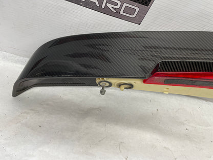2017 Cadillac CTS-V Carbon Fiber Trunk Deck Lid Spoiler w/ Brake Light OEM - Day's Parts Yard