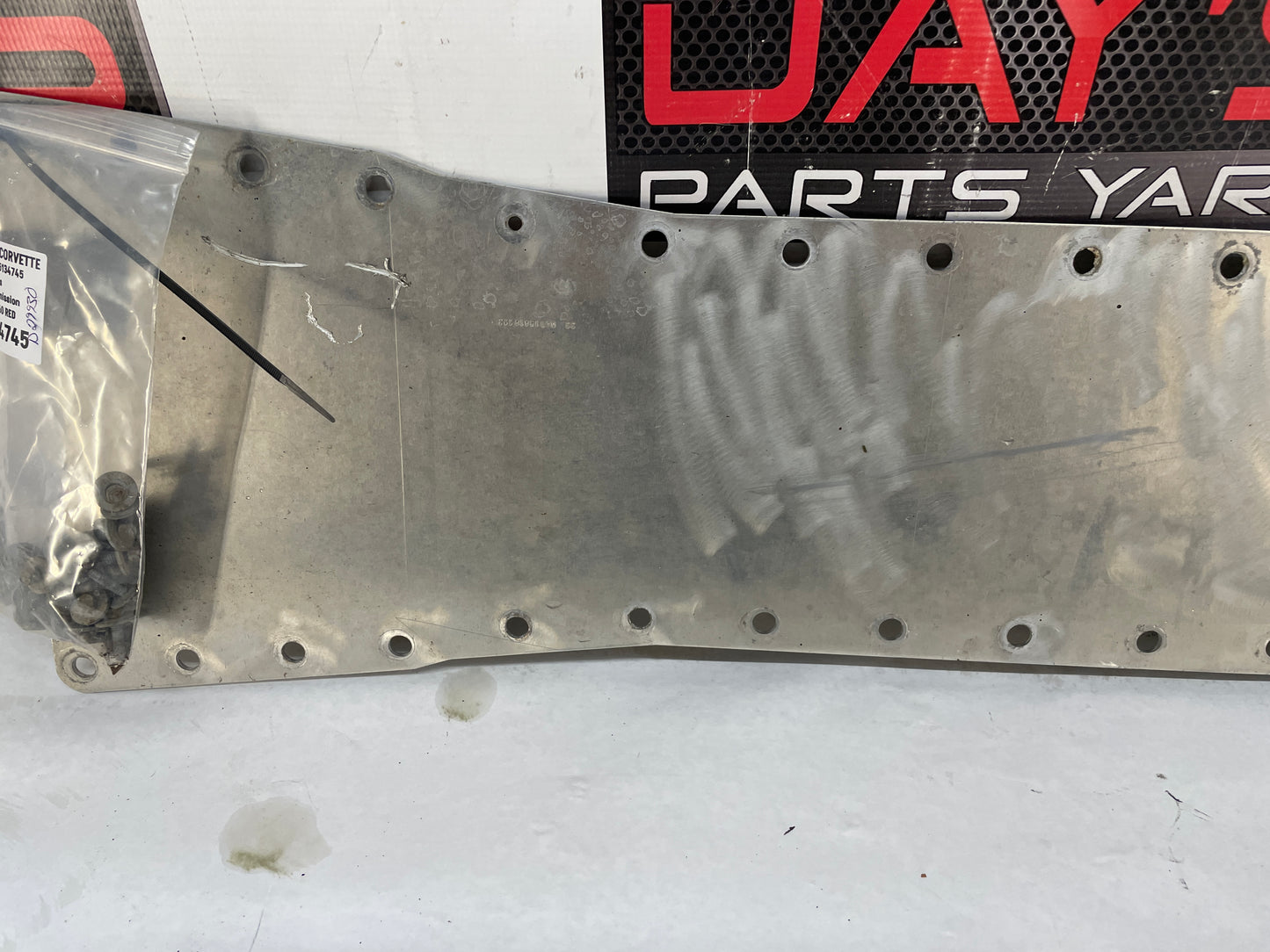 2008 Chevy Corvette Torque Tube Tunnel Cover Shield w/ Hardware OEM