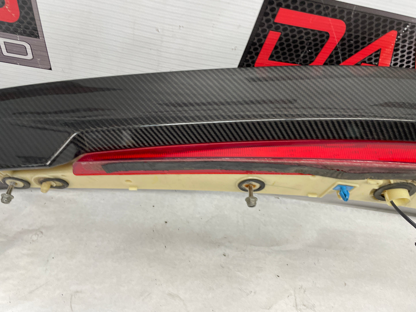 2017 Cadillac CTS-V Carbon Fiber Trunk Deck Lid Spoiler w/ Brake Light OEM - Day's Parts Yard