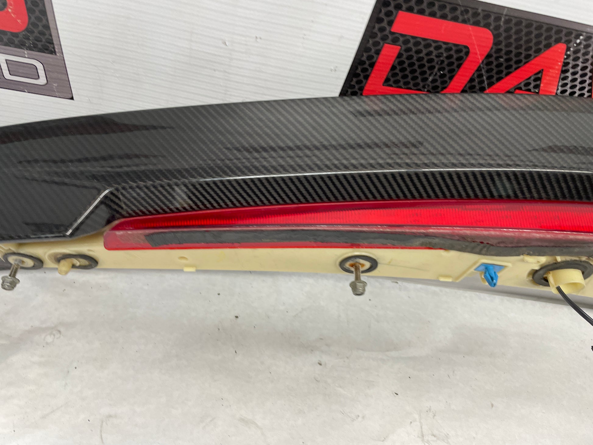 2017 Cadillac CTS-V Carbon Fiber Trunk Deck Lid Spoiler w/ Brake Light OEM - Day's Parts Yard