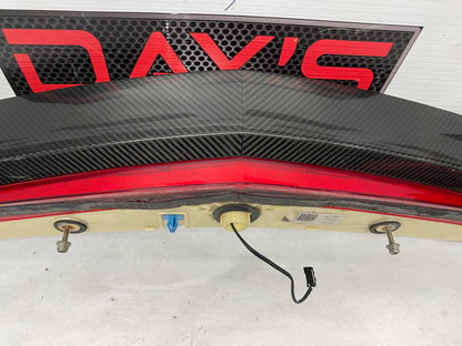 2017 Cadillac CTS-V Carbon Fiber Trunk Deck Lid Spoiler w/ Brake Light OEM - Day's Parts Yard