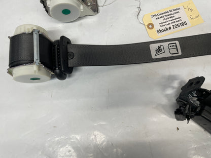 2016 Chevy SS Sedan Rear Seatbelt Seat Belt Retractor w/ Buckles Set OEM - Day's Parts Yard