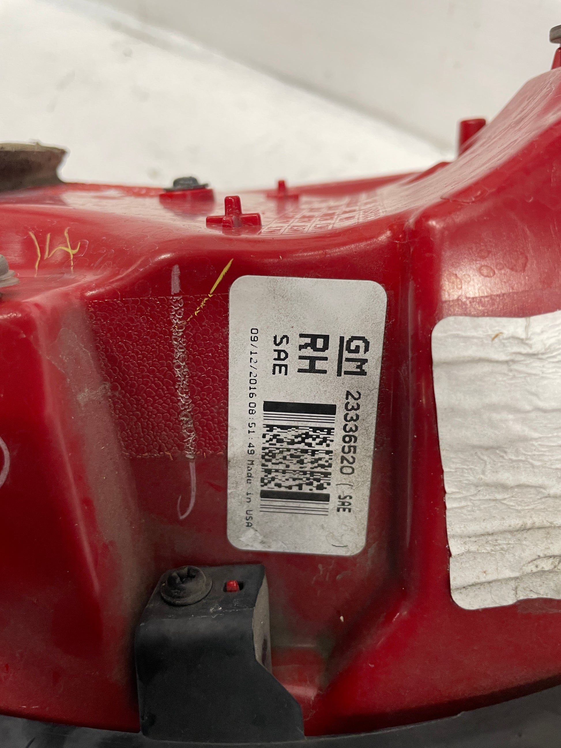 2017 Cadillac CTS-V RH Passenger Tail Light Taillight Stop Lamp OEM - Day's Parts Yard