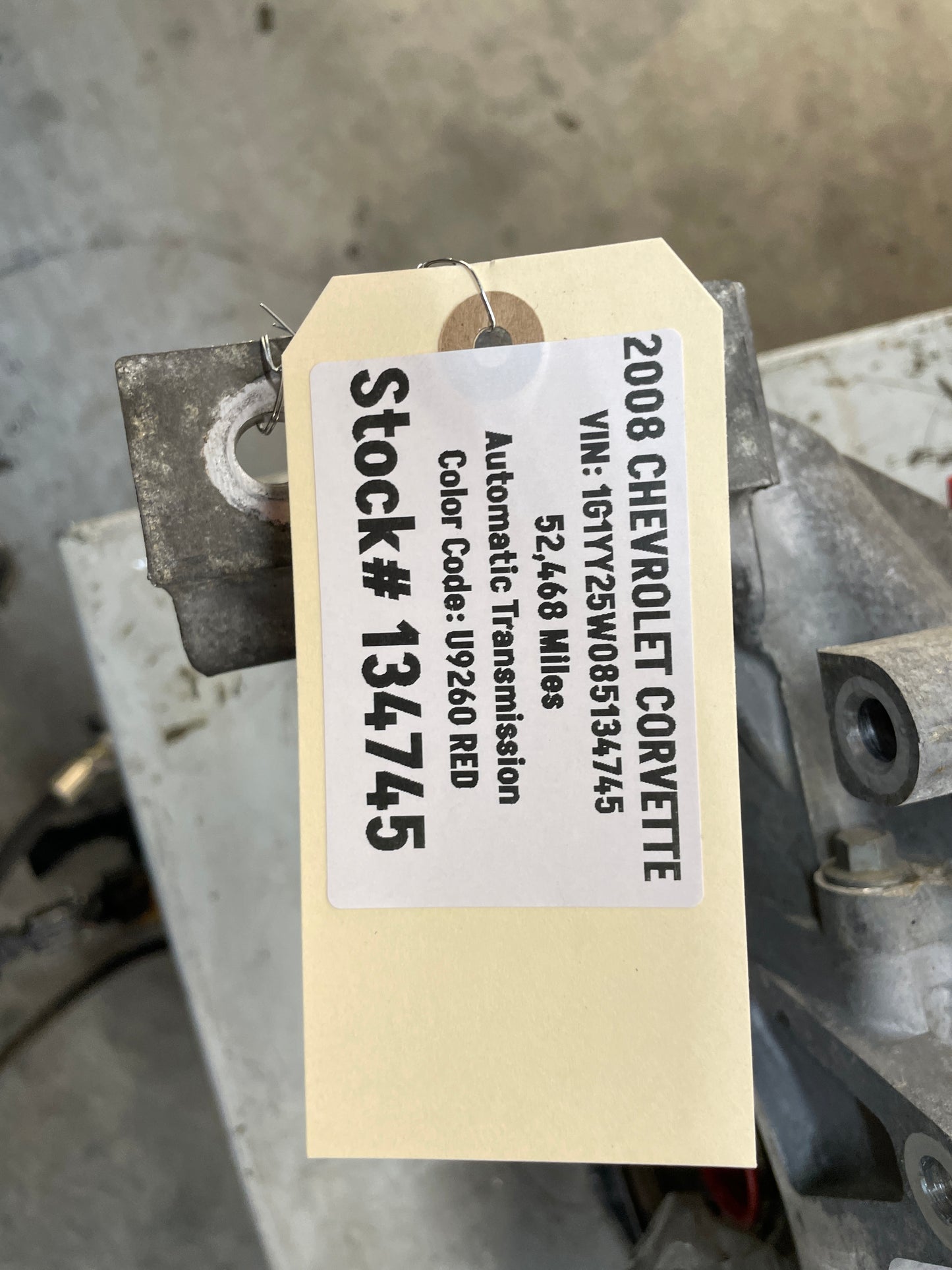 2008 Chevy C6 Corvette Rear End Differential Carrier Axle 2.56 LSD OEM