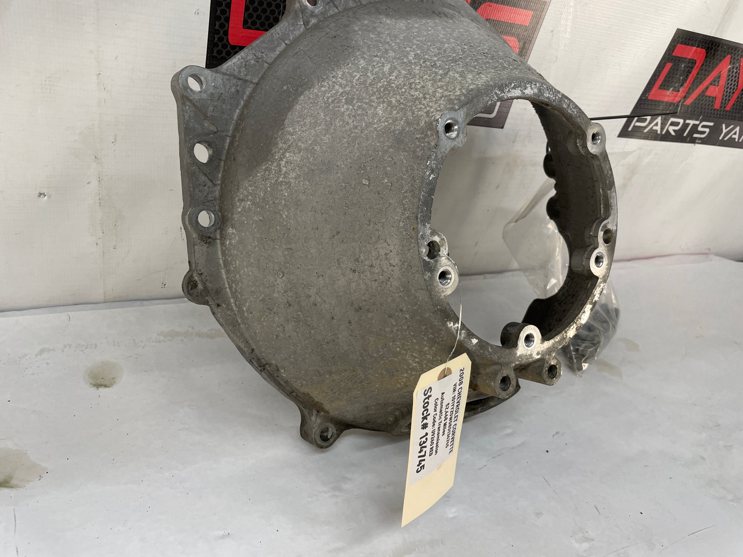 2008 Chevy C6 Corvette Automatic Transmission Bell Flywheel Housing OEM