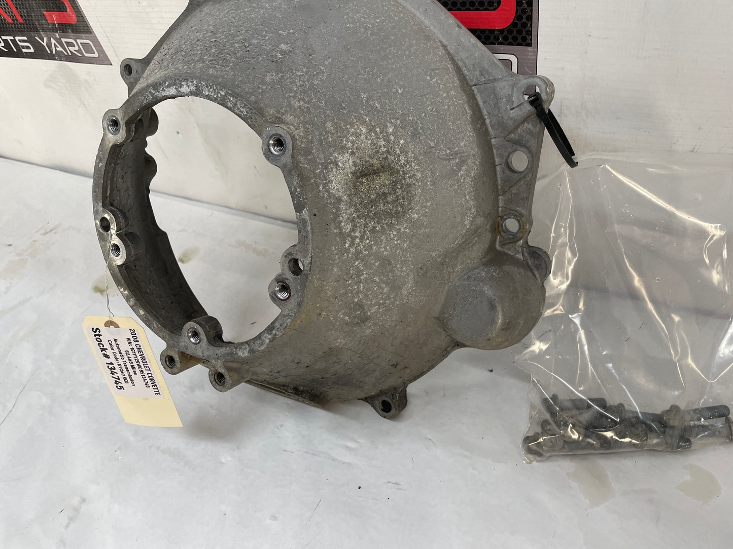 2008 Chevy C6 Corvette Automatic Transmission Bell Flywheel Housing OEM