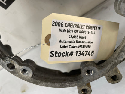 2008 Chevy C6 Corvette Automatic Transmission Bell Flywheel Housing OEM