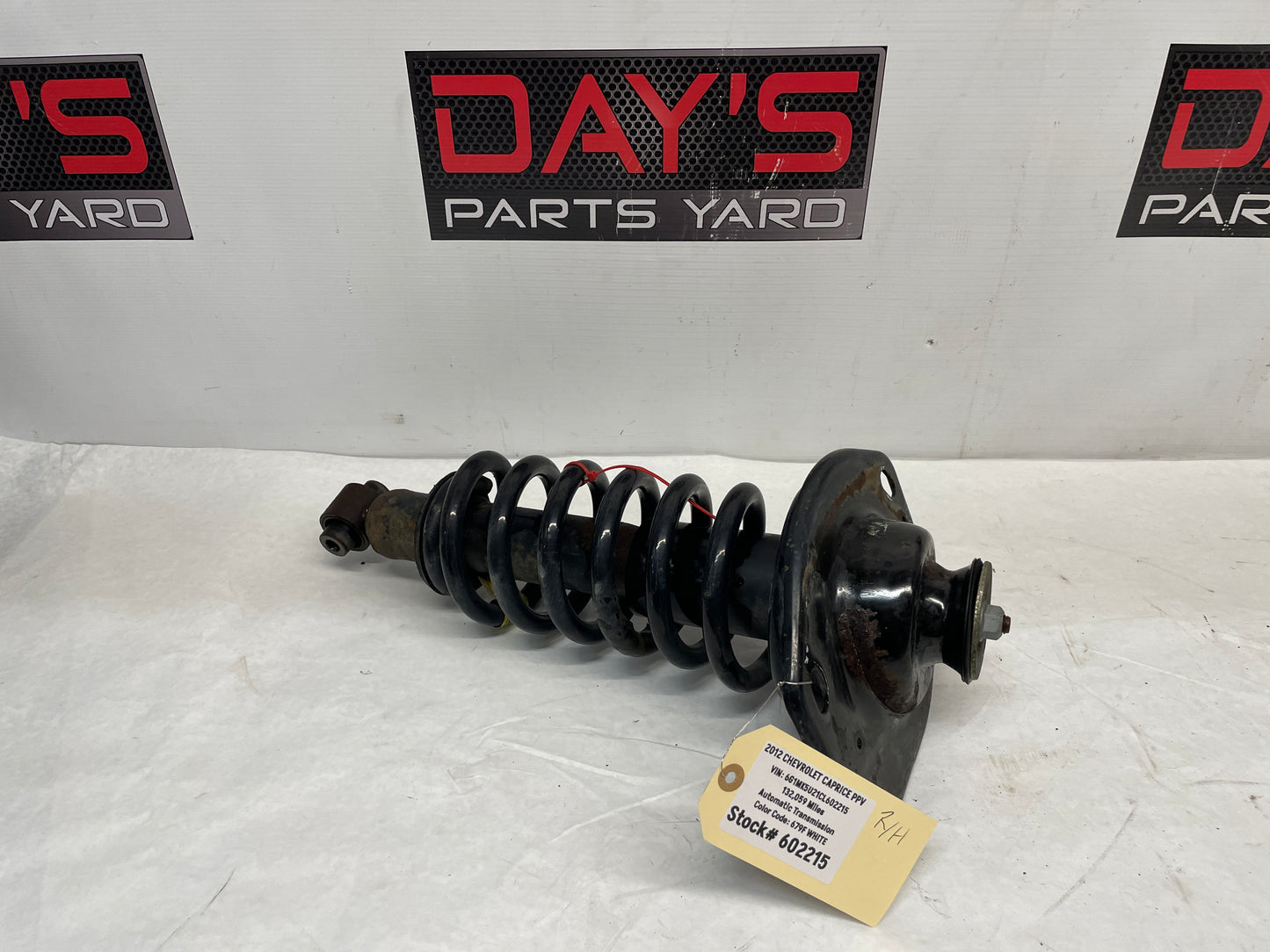 2012 Chevy Caprice PPV RH Passenger Rear Suspension Shock Strut Absorber Assembly OEM