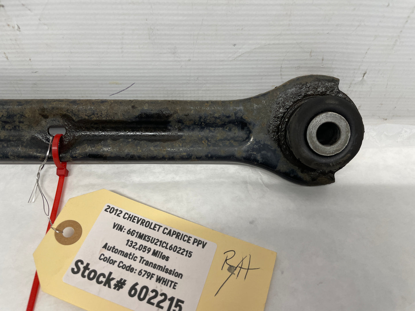 2012 Chevy Caprice PPV RH Passenger Rear Suspension Adjuster Control Arm Link OEM