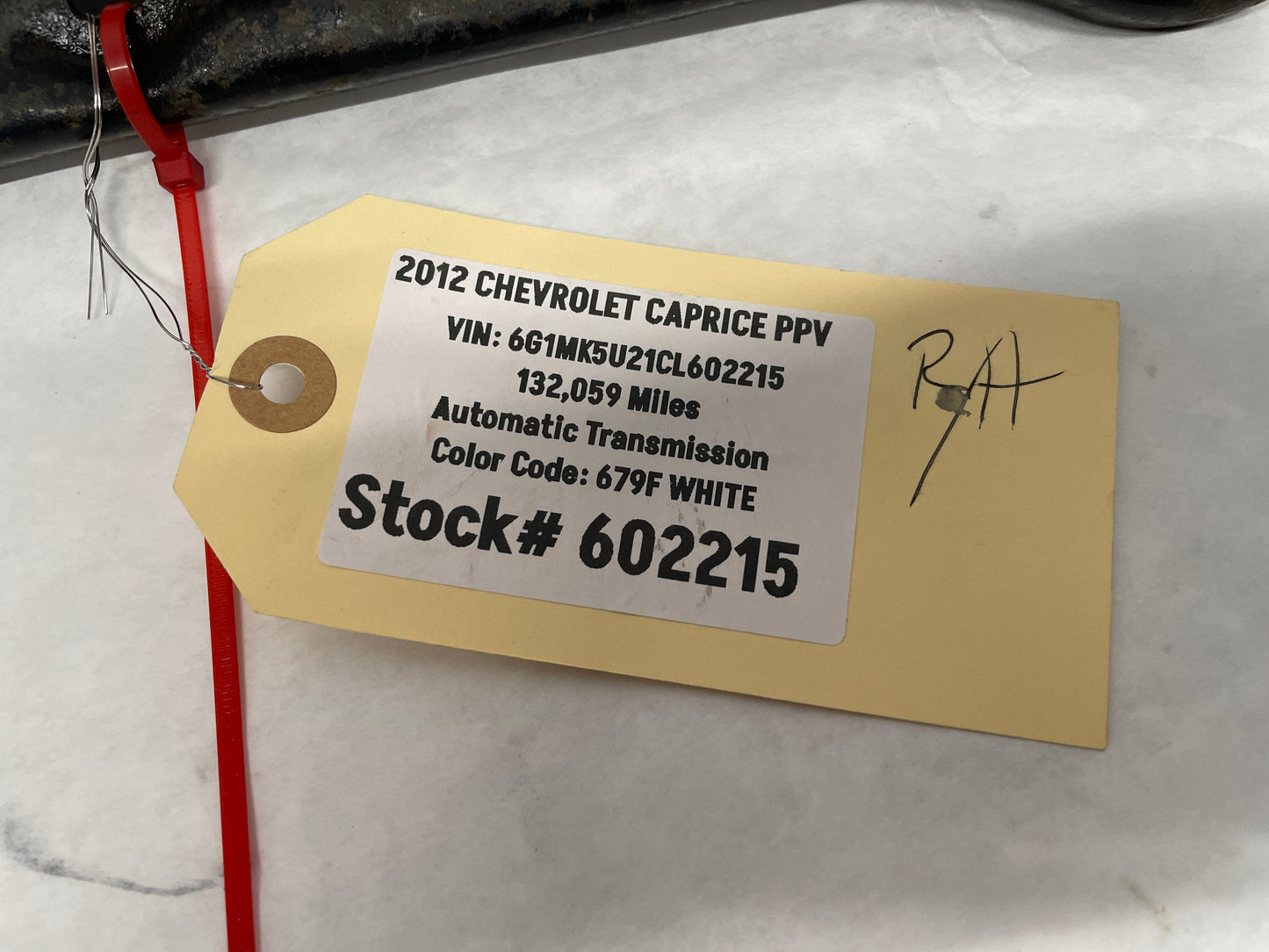 2012 Chevy Caprice PPV RH Passenger Rear Suspension Adjuster Control Arm Link OEM
