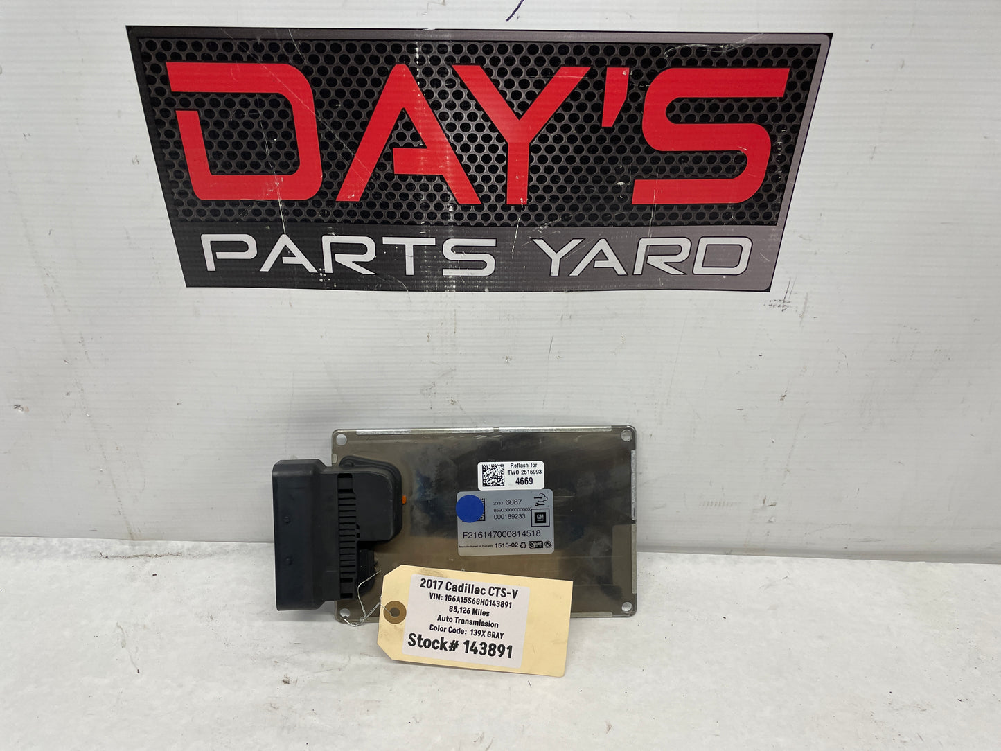 2017 Cadillac CTS-V Active Electronic Suspension Control Module OEM - Day's Parts Yard