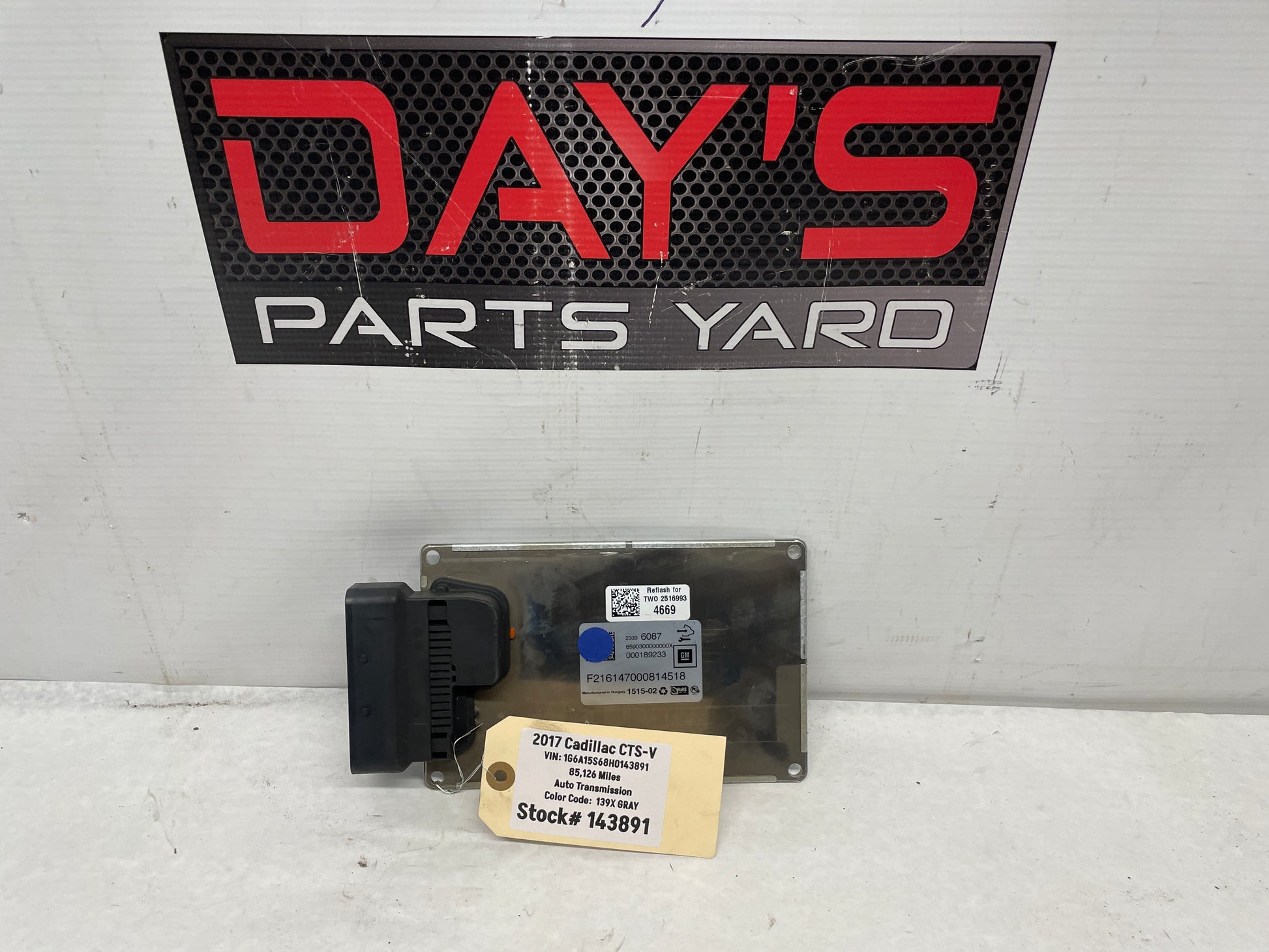2017 Cadillac CTS-V Active Electronic Suspension Control Module OEM - Day's Parts Yard
