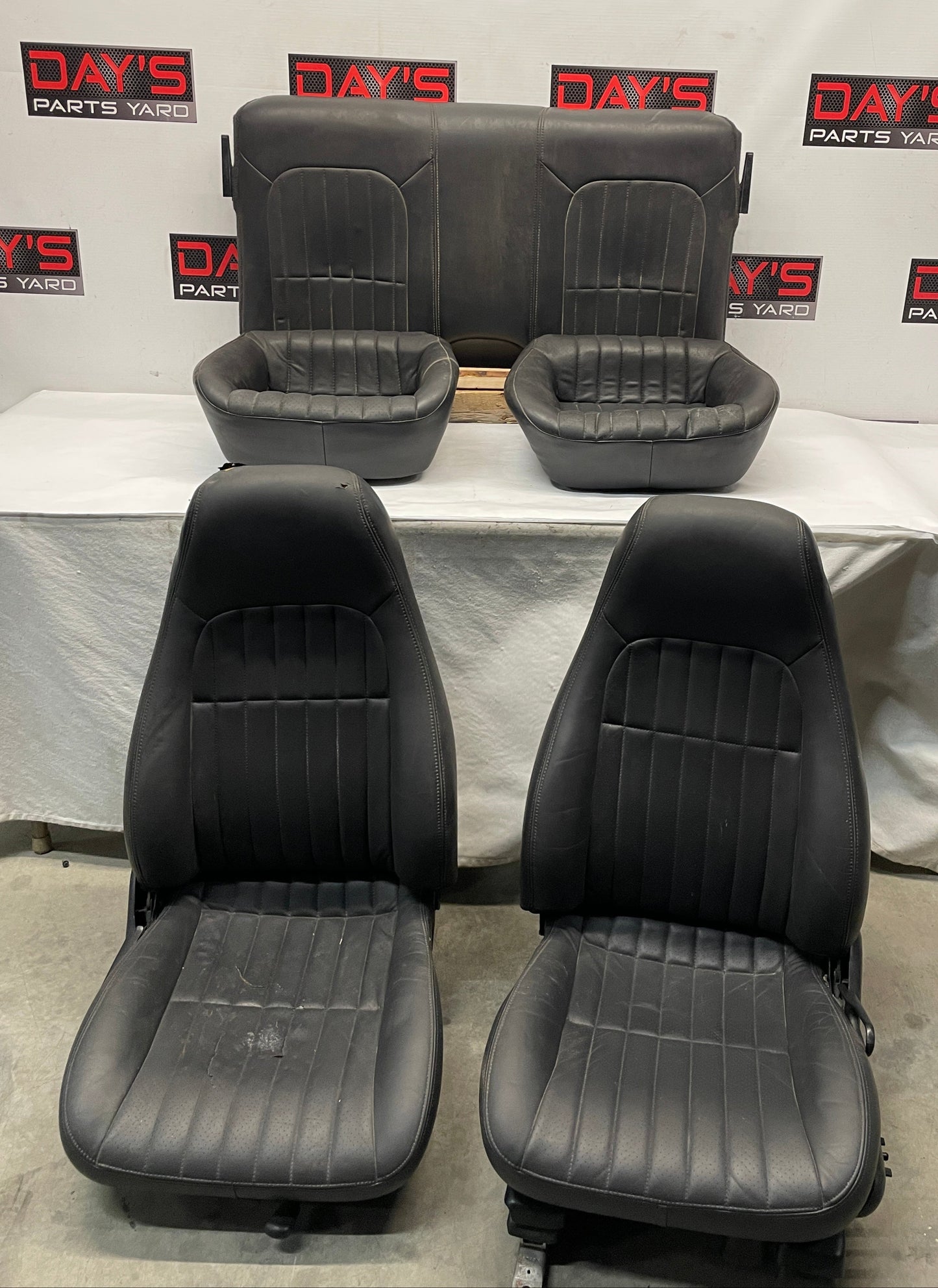 2000 Chevy Camaro Z28 Seats Fronts and Rears OEM Ebony Black LOCAL PICK UP - Day's Parts Yard