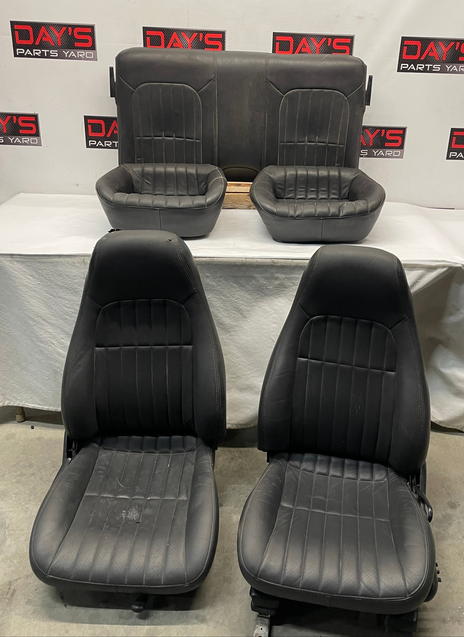 2000 Chevy Camaro Z28 Seats Fronts and Rears OEM Ebony Black LOCAL PICK UP - Day's Parts Yard