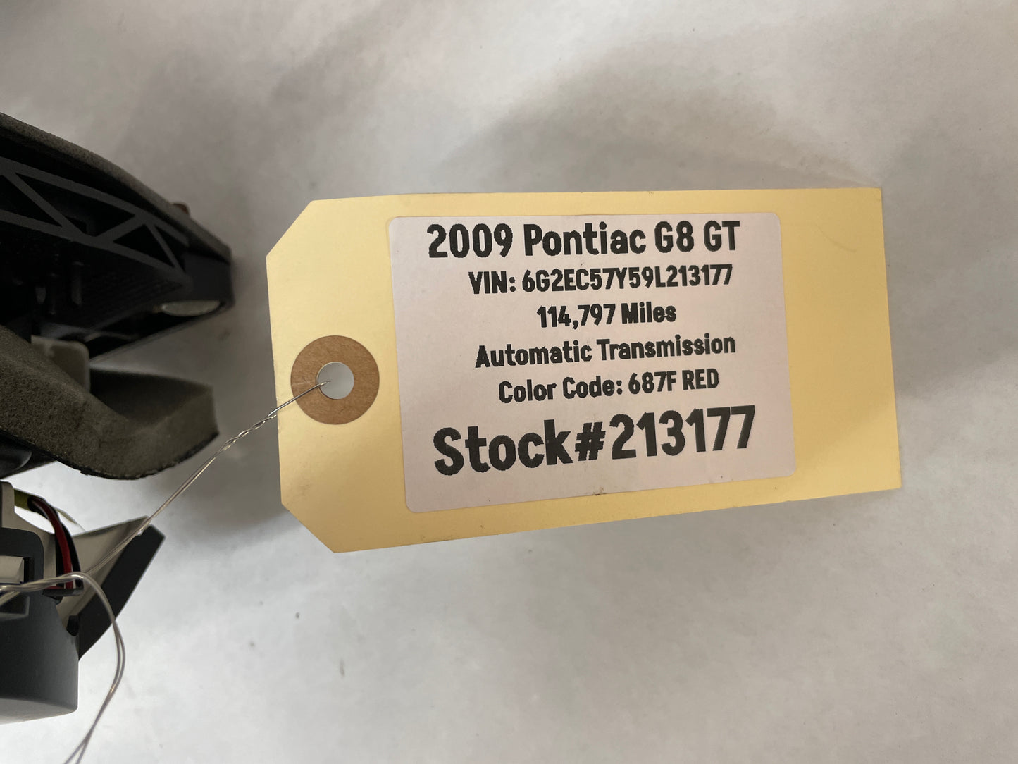 2009 Pontiac G8 GT Complete Center Console w/ Shifter Assembly OEM