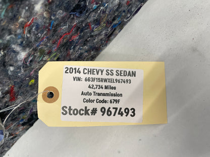 2014 Chevy SS Sedan RH & LH Interior Quarter Panel C Pillar Trim OEM - Day's Parts Yard